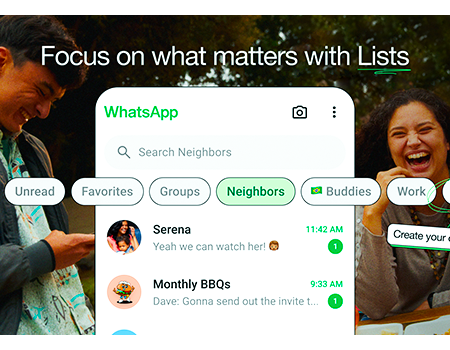 WhatsApp Lists